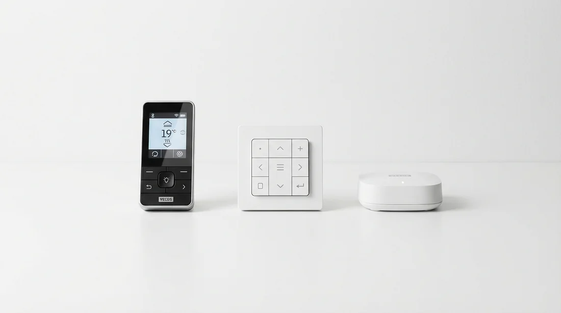 Comparatif des solutions de remplacement : Velux KLR 300, KLI 310 et App Control.