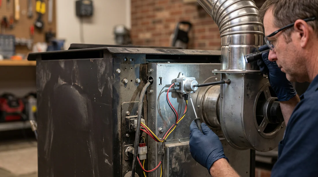 Inspection technique des composants électroniques et capteurs du poêle