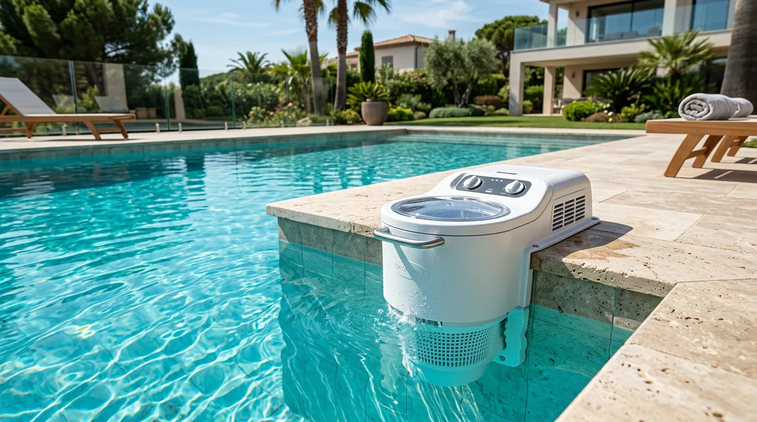 Bloc de filtration cavalier monobloc pour piscine Desjoyaux
